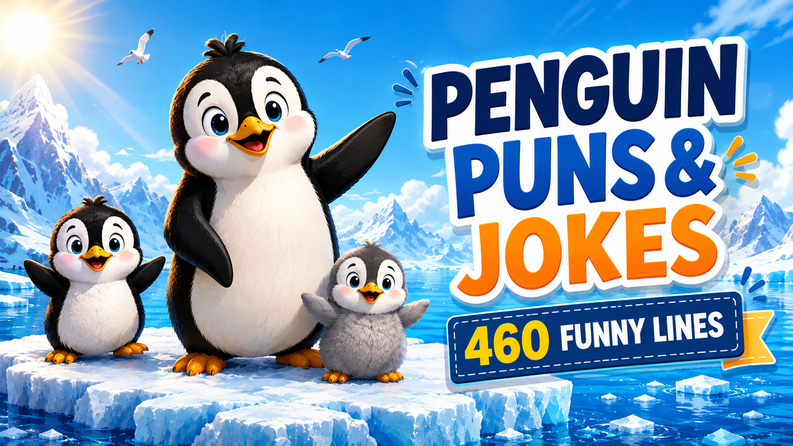460 Funny Penguin Puns and Jokes for Kids, Captions & One-Liners